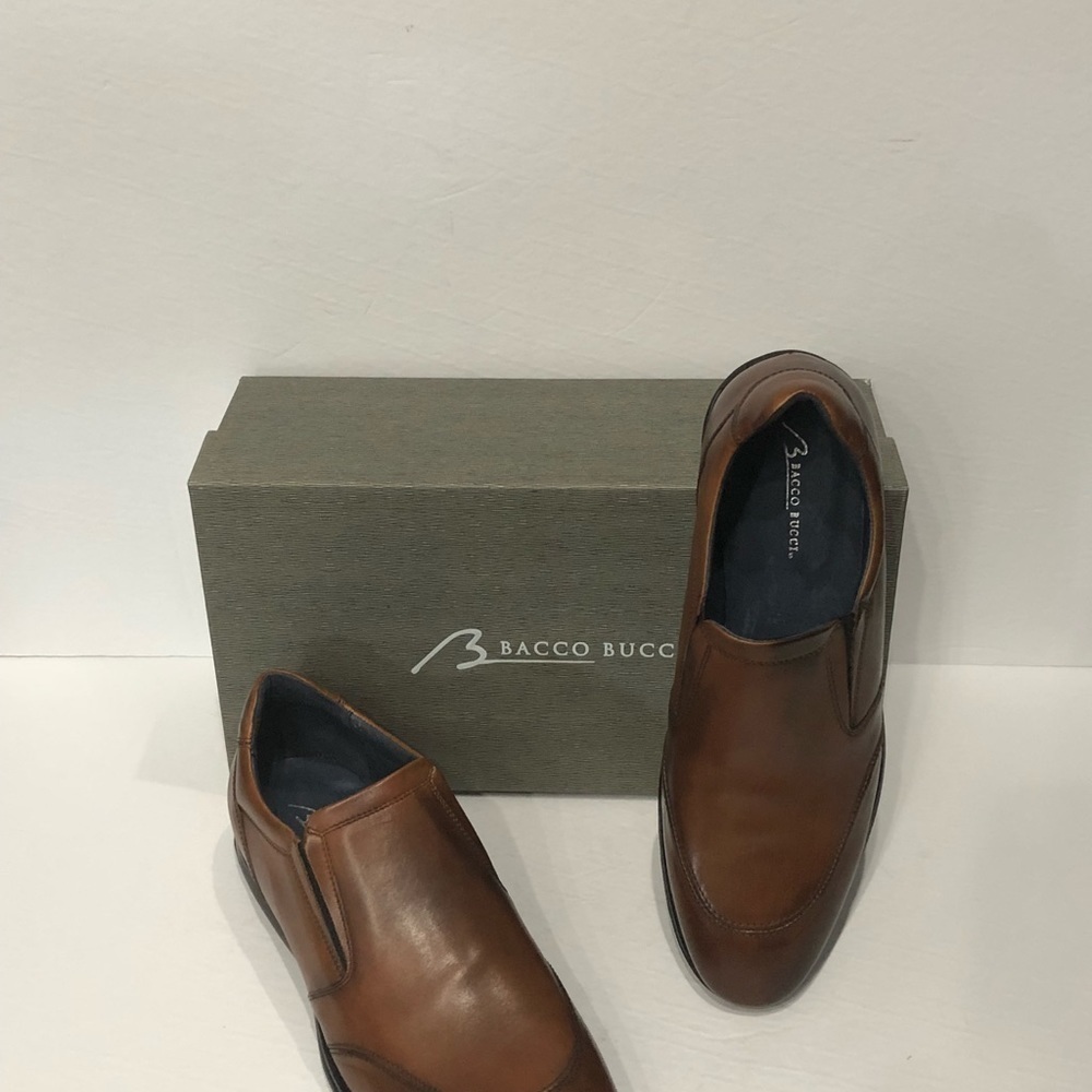 Bacco bucci casual shoes sneakers slip on tan